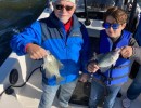 Lake Conroe Fishing Adventures Customers Holds Crappie Fish on Lake Conroe