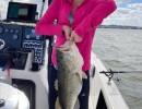 Lake Conroe Fishing Adventures Customer Catches Trophy Large Mouth Bass on Lake Conroe